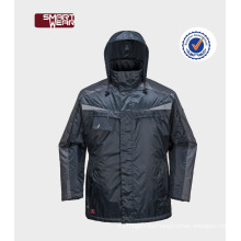 Men's windproof coat security features Workwear parka in plus size jacket